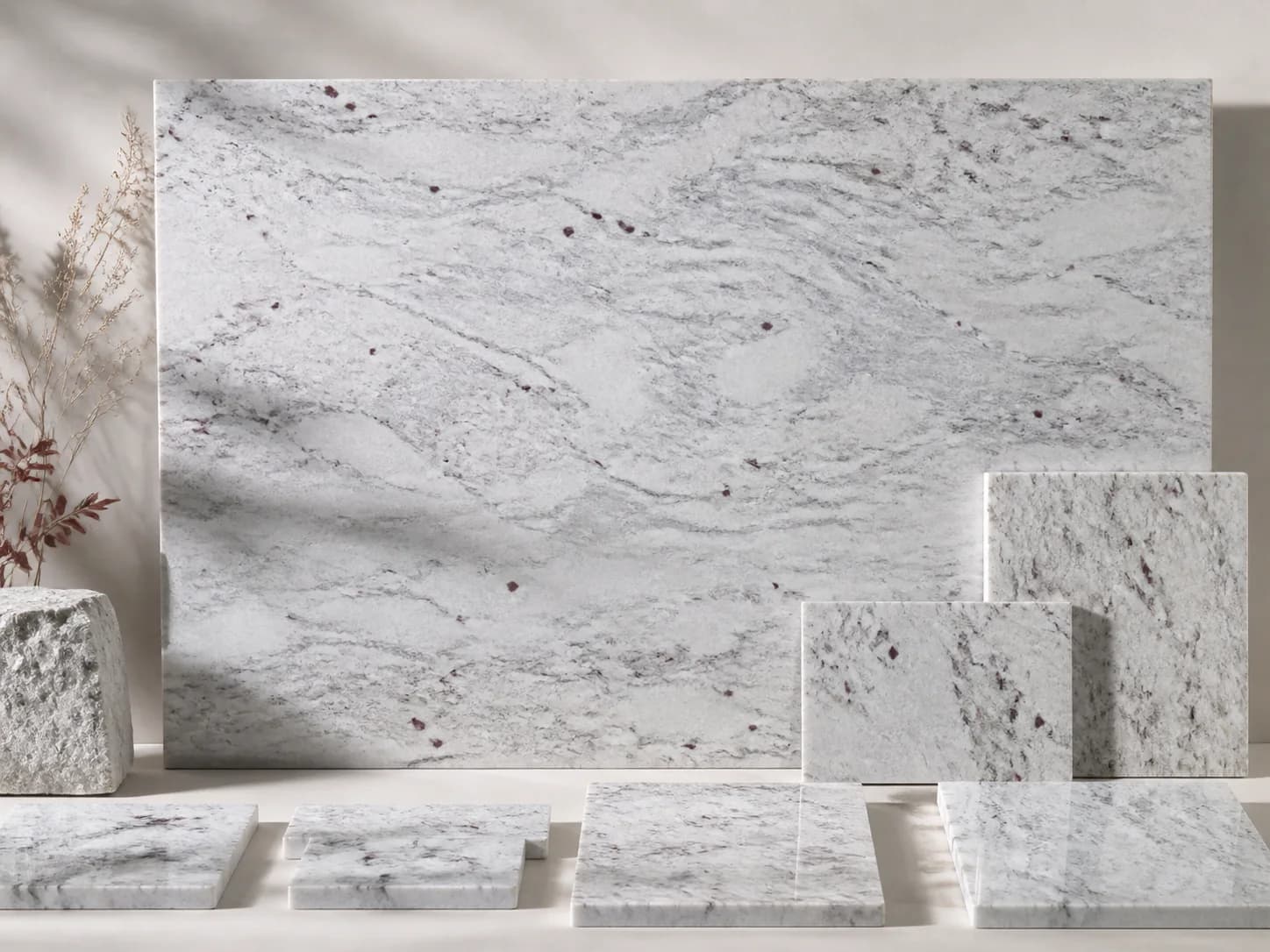 River White Granite Granite material reference