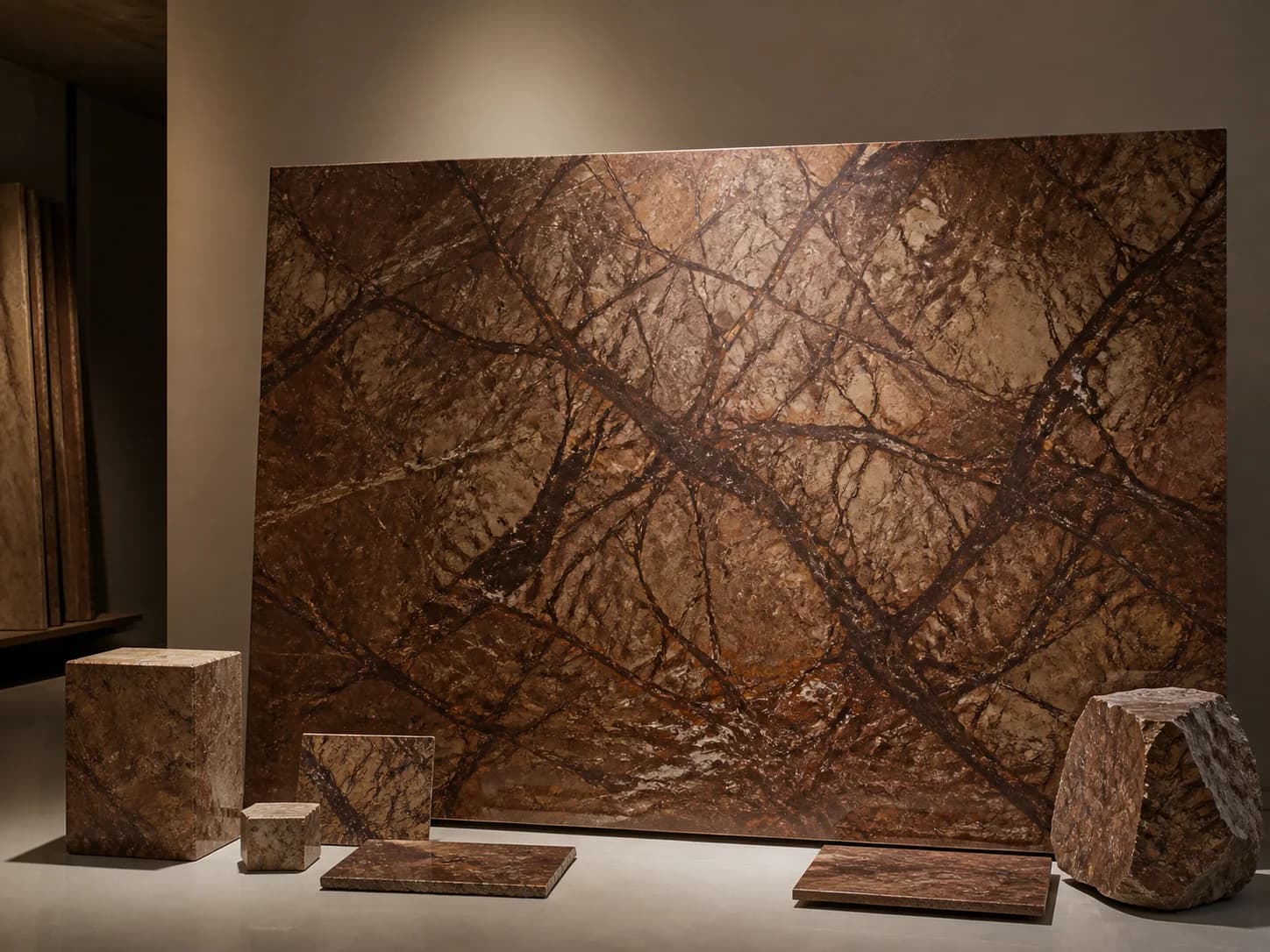 Rainforest Brown Marble Marble material reference